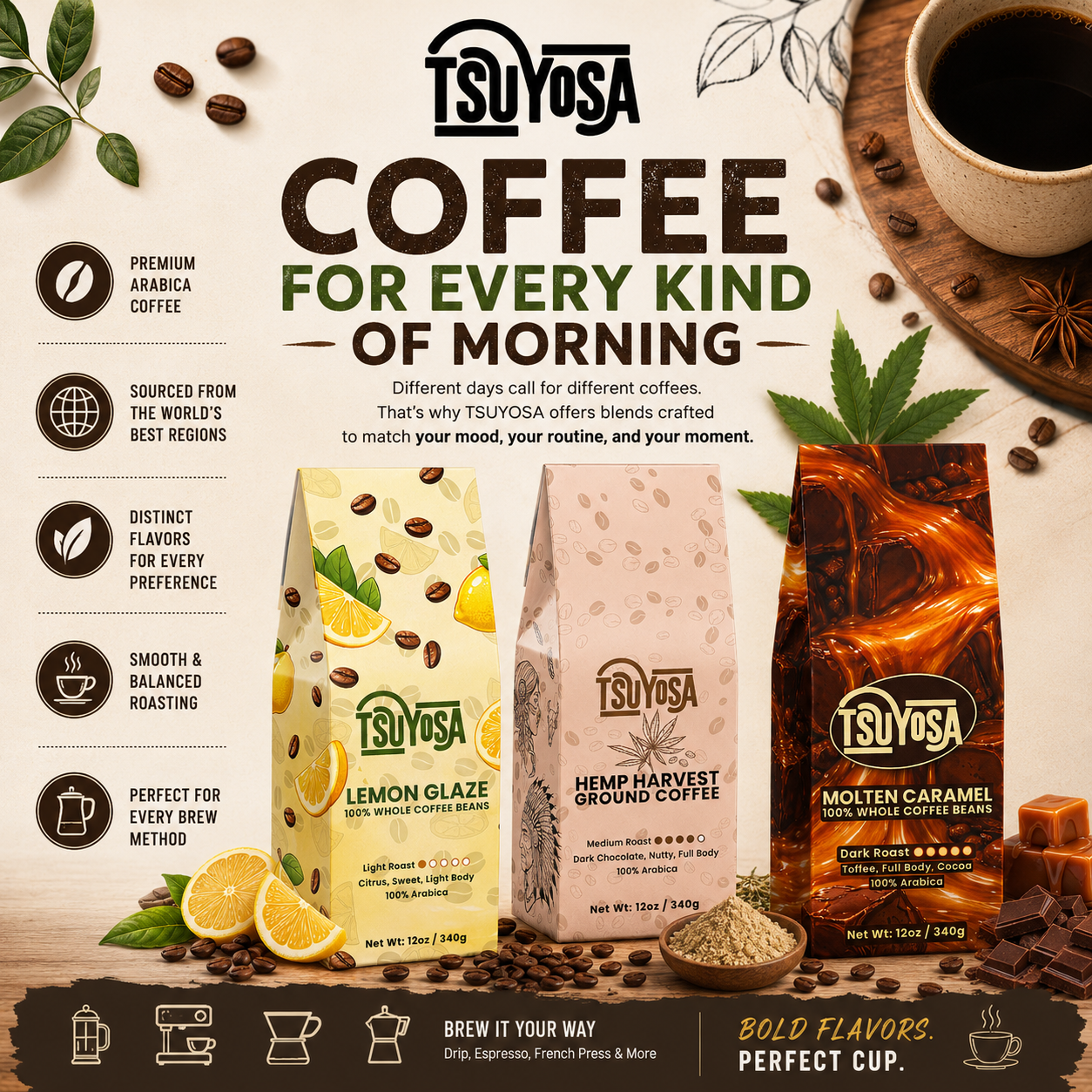 Coffee for Every Kind of Morning