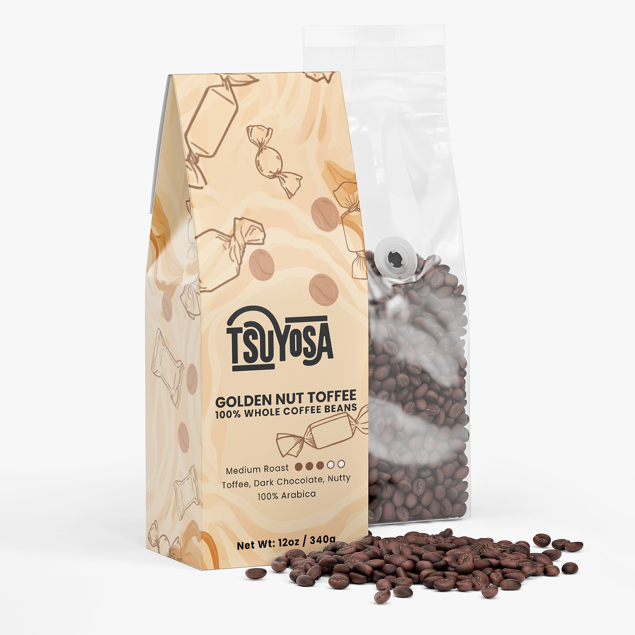 Golden Nut Toffee Coffee (Medium Roast) – Tsuyosa