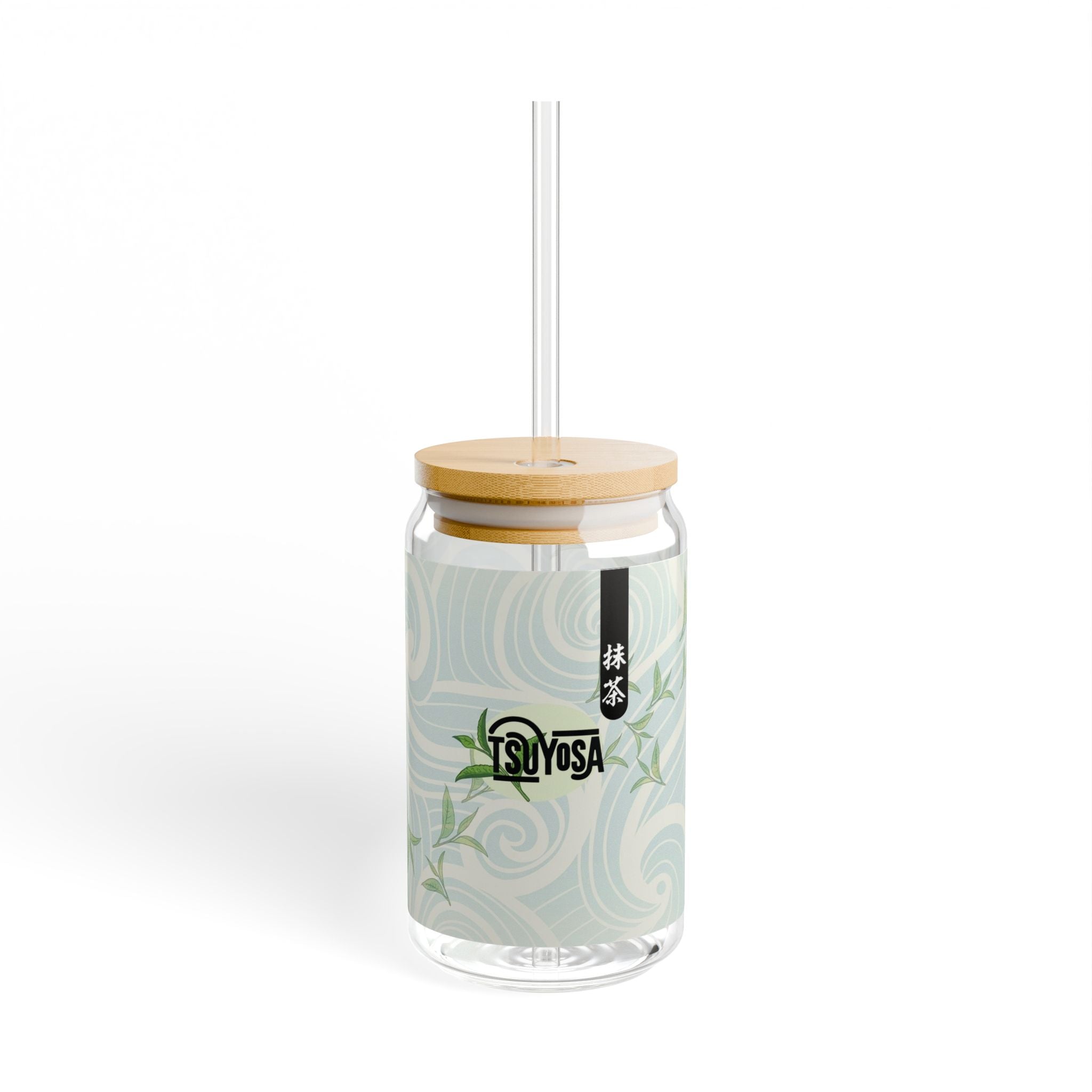 Tsuyosa Matcha Sipper Glass, 16oz