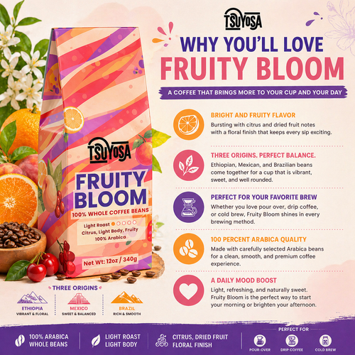 Fruity Bloom Coffee (Light Roast)