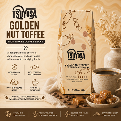 Golden Nut Toffee Coffee (Medium Roast)